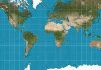 et kart som viser hele verden
