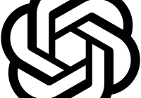 en slags flettesirkel, logo til chatGPT